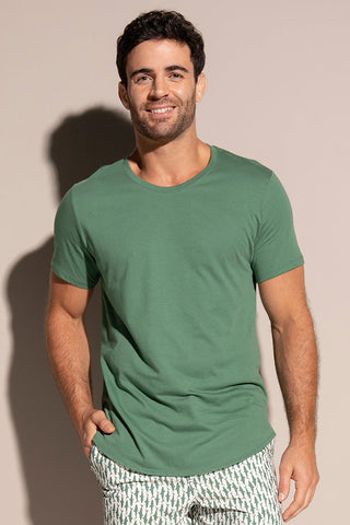 Camiseta verde para hombre — Îlot
