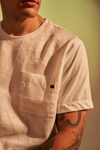 Camiseta marfil para hombre — Îlot