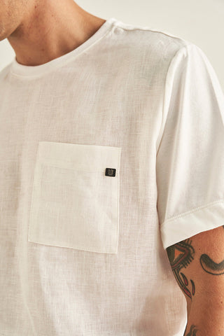 Camiseta marfil para hombre — Îlot