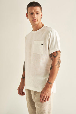 Camiseta marfil para hombre — Îlot
