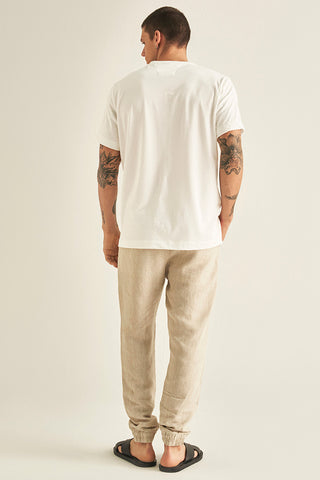 Camiseta marfil para hombre — Îlot