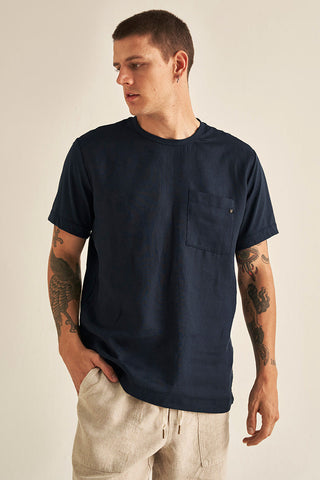 Camiseta azul para hombre — Îlot