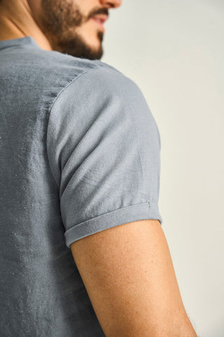 Îlot, Camiseta, SH84041, Lino, Camisetas