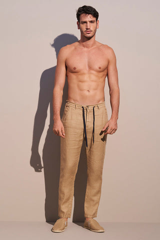 Pantalón café para hombre — Îlot