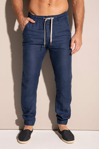 Pantalón azul para hombre — Îlot
