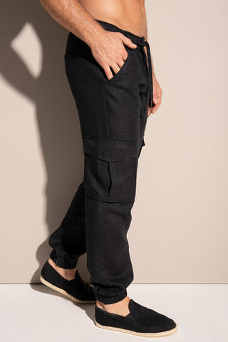 Pantalón negro para hombre — Îlot