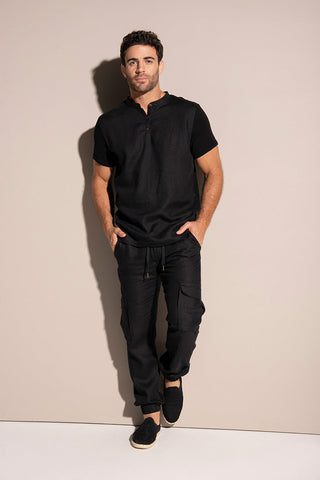 Pantalón negro para hombre — Îlot