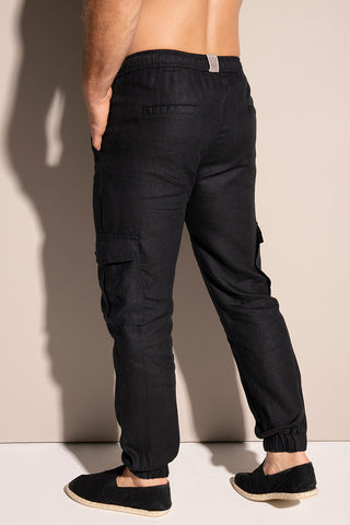 Pantalón negro para hombre — Îlot