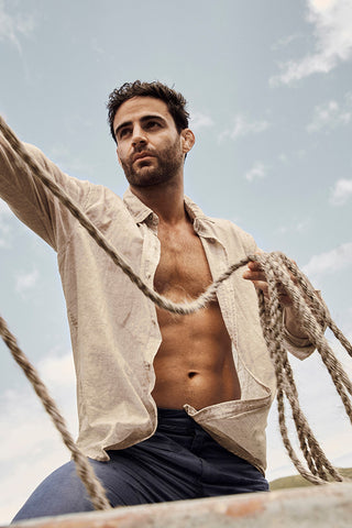 Pantalón azul para hombre — Îlot