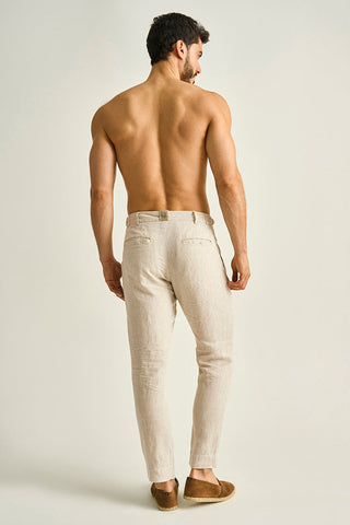 Îlot, Pantalón, PH38041, Lino, Pantalones