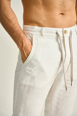 Îlot, Pantalón, PH41041, Lino, Pantalones