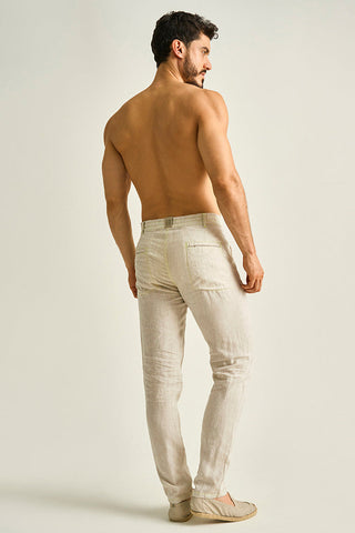 Îlot, Pantalón, PH42041, Lino, Pantalones