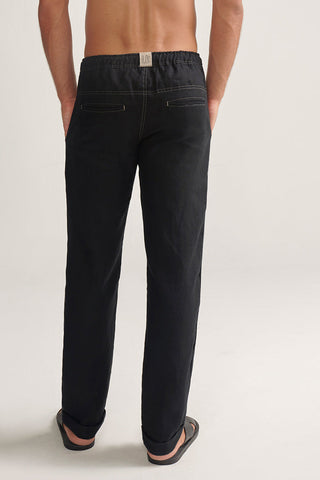 Îlot, Pantalon-PH45042, Lino, Pantalones