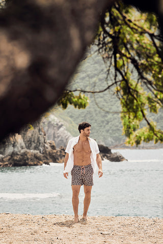 Pantaloneta gris para hombre — Îlot