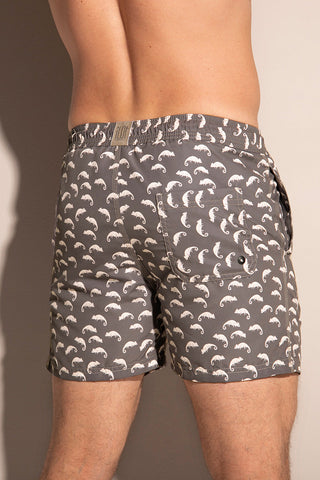 Pantaloneta gris para hombre — Îlot