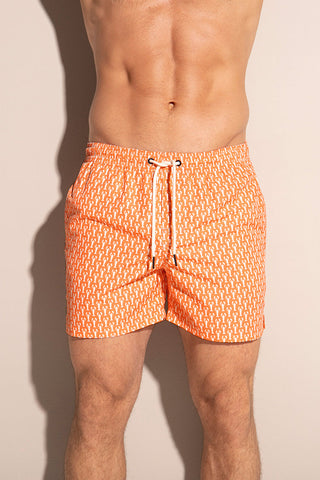 Pantaloneta naranja para hombre — Îlot