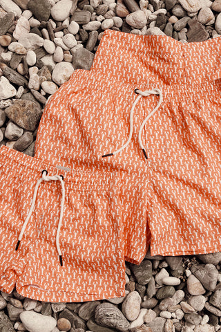 Pantaloneta naranja para niño — Îlot