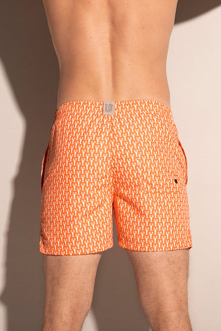 Pantaloneta naranja para hombre — Îlot