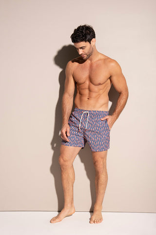 Pantaloneta multicolor para hombre — Îlot