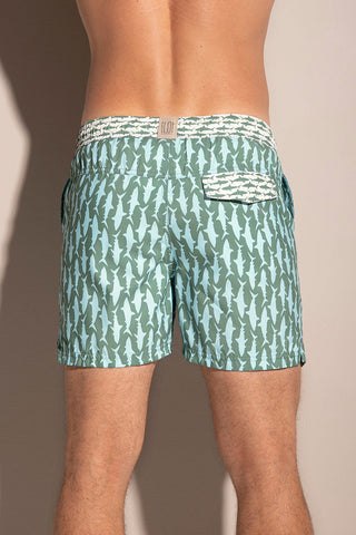 Pantaloneta verde para hombre — Îlot