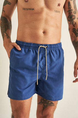 Pantaloneta azul para hombre — Îlot