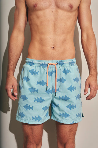 Pantaloneta azul para hombre — Îlot