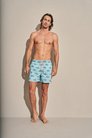 Pantaloneta azul para hombre — Îlot