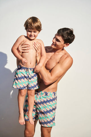 Pantaloneta multicolor para niño — Îlot