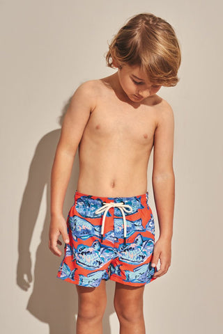 Pantaloneta multicolor para niño — Îlot