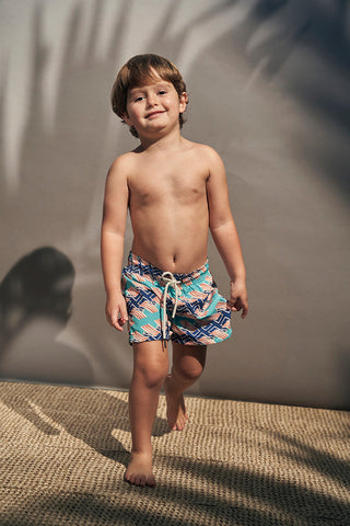 Pantaloneta multicolor para niño — Îlot