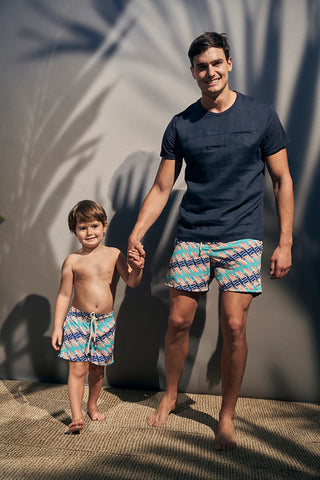 Pantaloneta multicolor para niño — Îlot