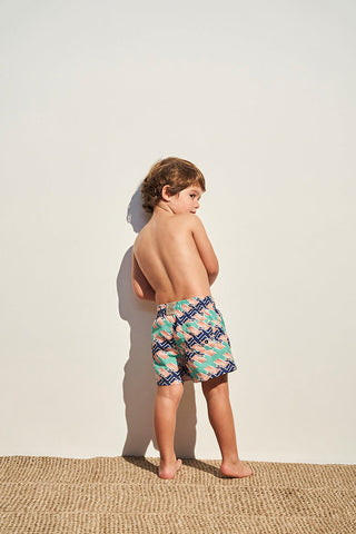 Pantaloneta multicolor para niño — Îlot