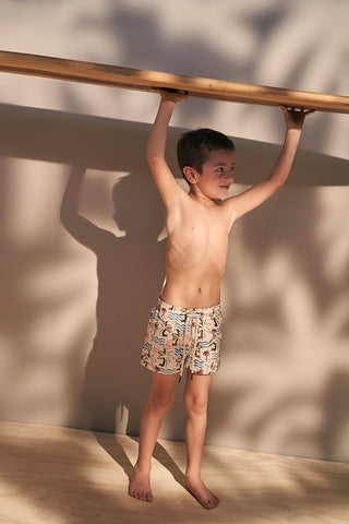 Pantaloneta multicolor para niño — Îlot