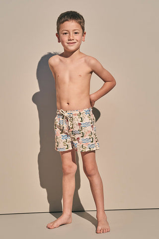 Pantaloneta multicolor para niño — Îlot