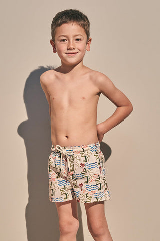 Pantaloneta multicolor para niño — Îlot