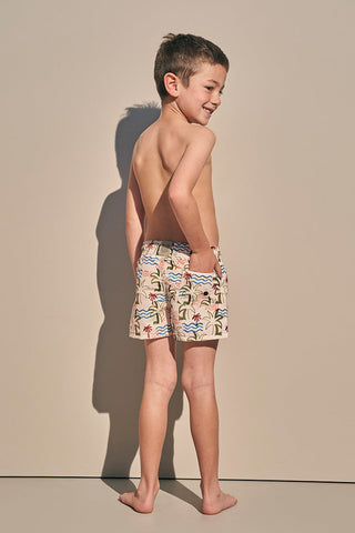Pantaloneta multicolor para niño — Îlot