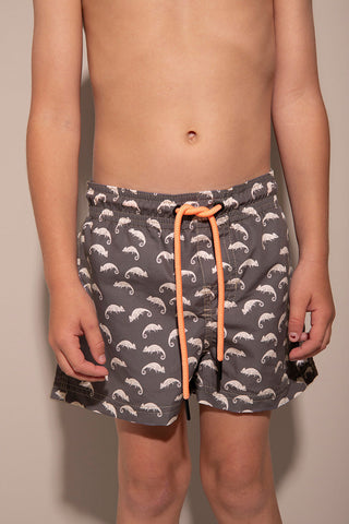 Pantaloneta gris para niño — Îlot