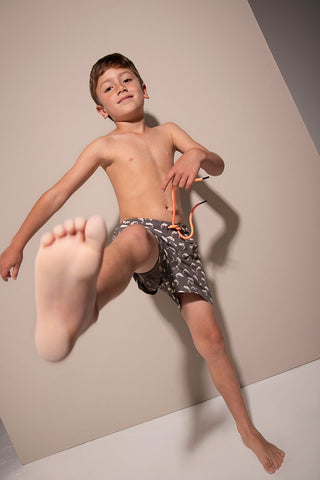 Pantaloneta gris para niño — Îlot