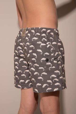 Pantaloneta gris para niño — Îlot