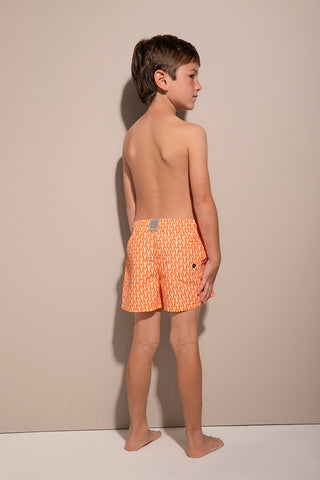 Pantaloneta naranja para niño — Îlot