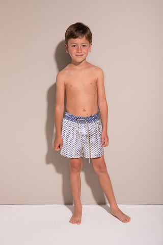 Pantaloneta azul para niño — Îlot
