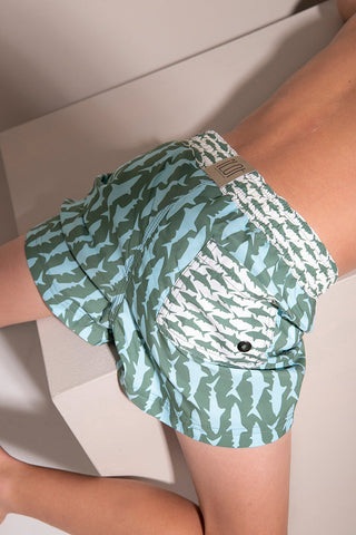Pantaloneta verde para niño — Îlot