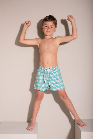 Pantaloneta azul para niño — Îlot