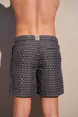 Pantaloneta Surf azul para hombre — Îlot