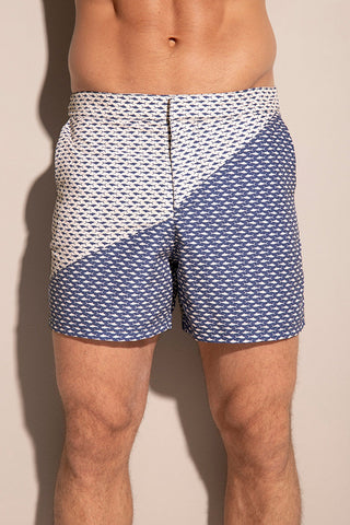 Pantaloneta Surf azul para hombre — Îlot