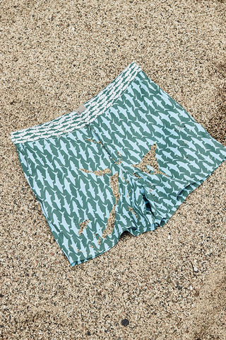 Pantaloneta Surf verde para hombre — Îlot
