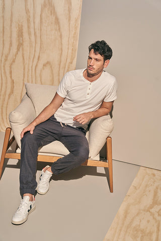 Set Camisa-pantalón Baggy gris para hombre — Îlot