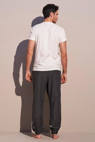 Set Camisa-pantalón Baggy gris para hombre — Îlot
