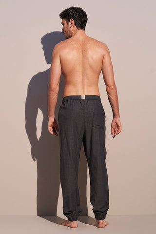 Set Camisa-pantalón Baggy gris para hombre — Îlot