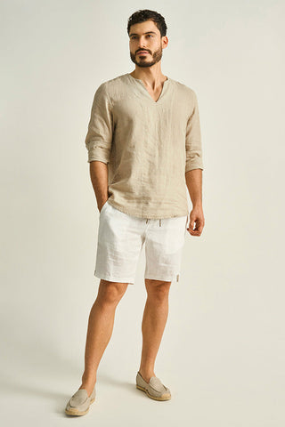 Îlot, Shorts, BH41041, Lino, Bermudas/Shorts
